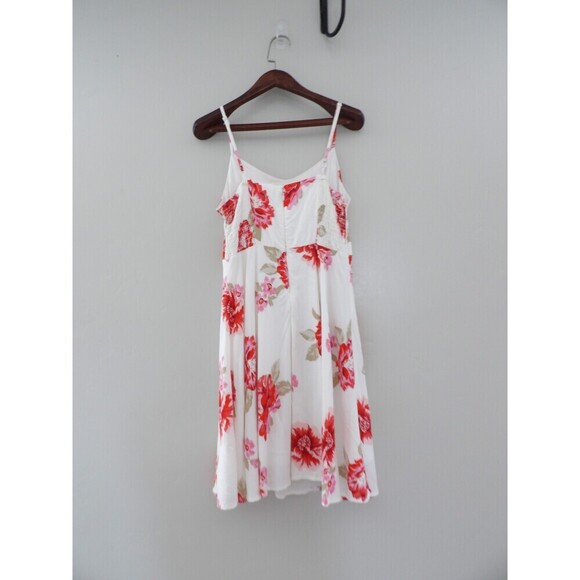 Old Navy Floral Midi Spaghetti Strap A Line Dress | Medium - Picture 4 of 12